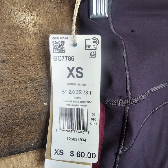 New ADIDAS BELIEVE THIS 2.0 3-STRIPES 7/8 TIGHTS GC7786 - Picture 8 of 10